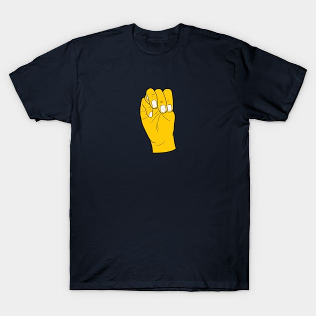 M Go Hand T-Shirt by CineFluxProd